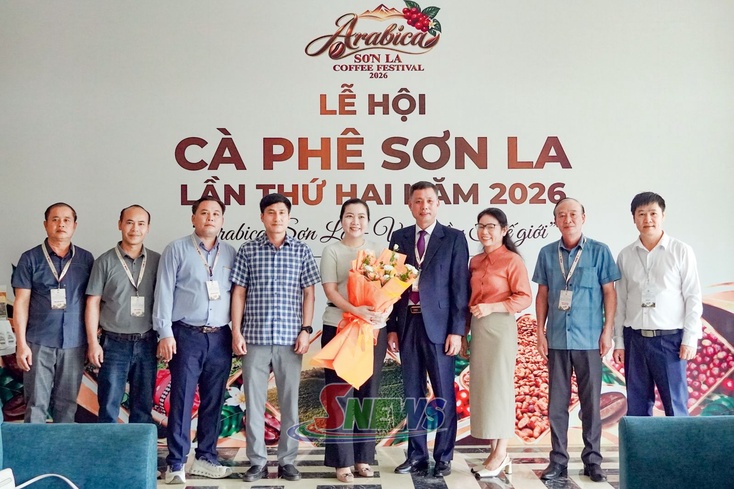 Đoàn đại biểu nước CHDCND Lào tham dự Lễ hội Cà phê Sơn La 2026