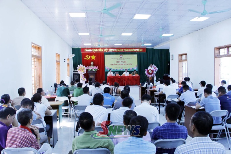 Hội nghị “Tháng nghe dân nói” tại xã Muổi Nọi