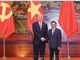 Thường trực Ban Bí thư Trần Cẩm Tú hội đàm với Bí thư Ban Bí thư, Chánh Văn phòng Trung ương Đảng Cộng sản Trung Quốc Thái Kỳ